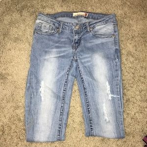 Just USA distressed skinny jeans